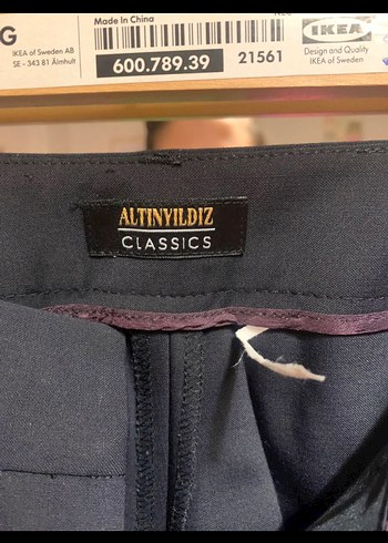 Altınyıldız Bordo Kadin Kumas Pantolon Altinyildiz Classics