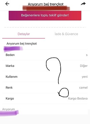 Diğer Arıyorum bej trençkot