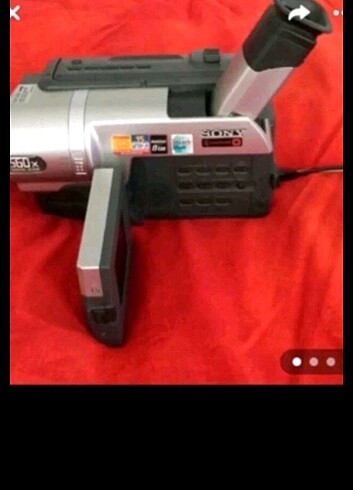 Sony marka kasetli el kamerası