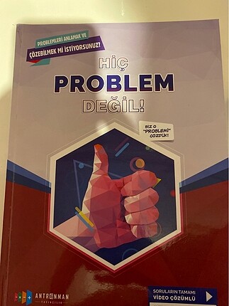 ant mat 2 + hiç problem değil kitabı