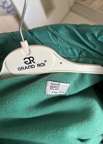 Erkek Çocuk Yeşil Fermuarlı Mont - Görsel 2