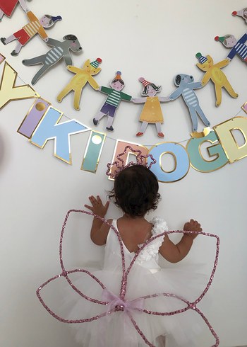 Nakışlı Pembe Fiyonk Saç Aksesuarı Seti - Görsel 4