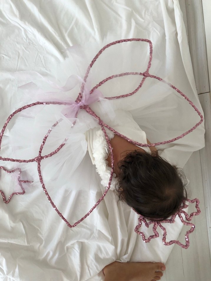 Nakışlı Pembe Fiyonk Saç Aksesuarı Seti - Görsel 5