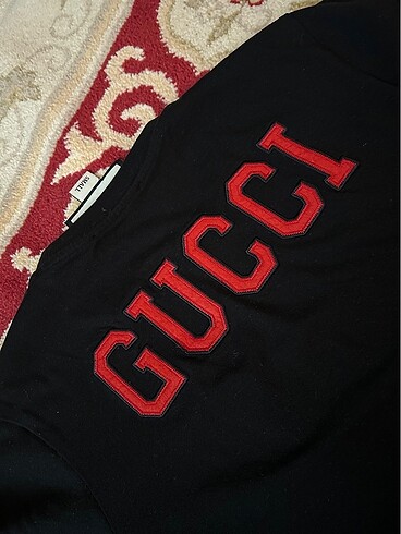 s Beden siyah Renk Orijinal gucci tshirt