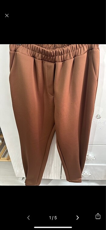 Scuba kumaş pantalon