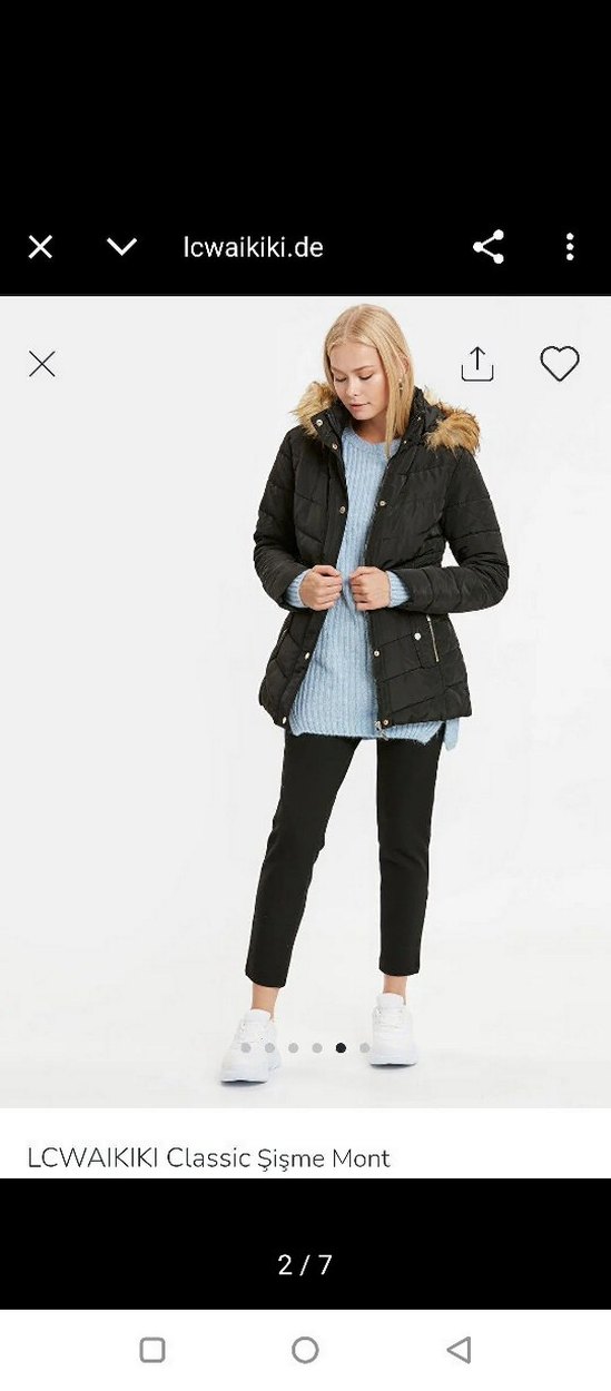 LCW Mont kaban mont - Görsel 2