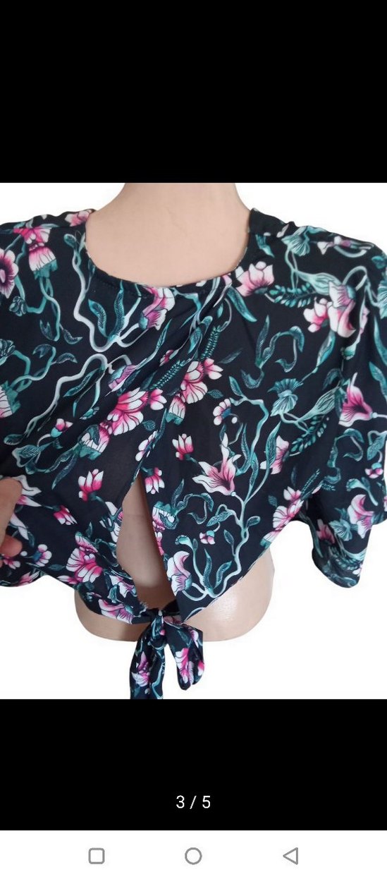 Bluz  crop büstiyer kadın - Görsel 3