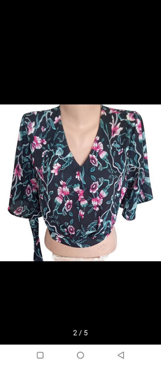 Bluz  crop büstiyer kadın - Görsel 2