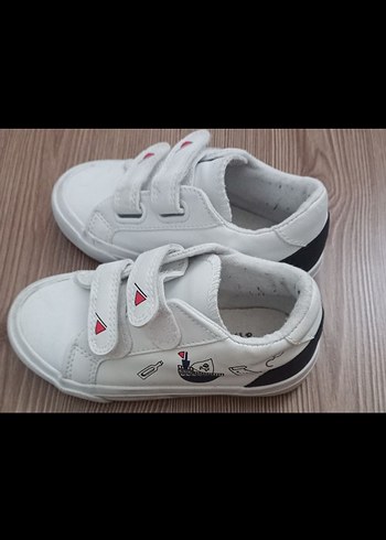 Beyaz Erkek Çocuk Spor Ayakkabı - Görsel 4