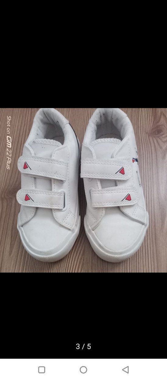 Beyaz Erkek Çocuk Spor Ayakkabı - Görsel 3