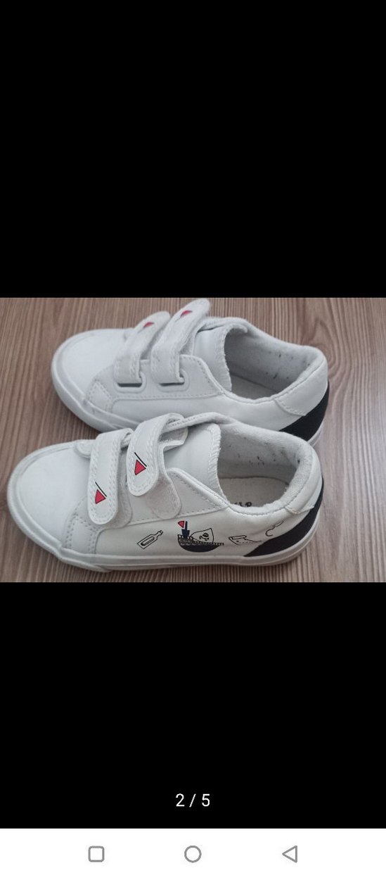 Beyaz Erkek Çocuk Spor Ayakkabı - Görsel 4