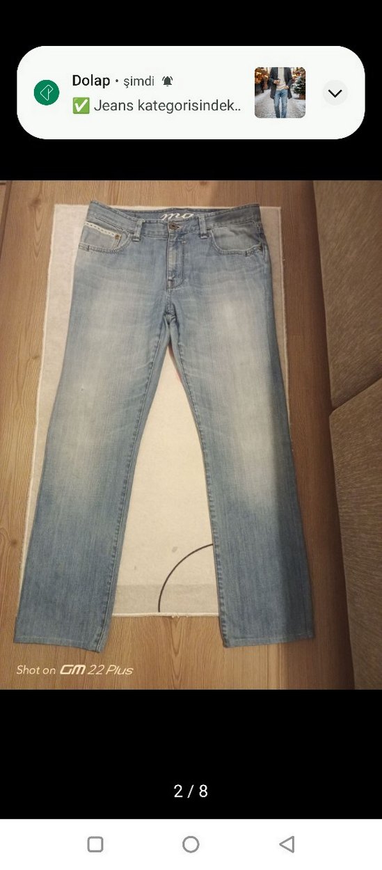 Orjinal Mavi Erkek Jeans kot pantolon - Görsel 2