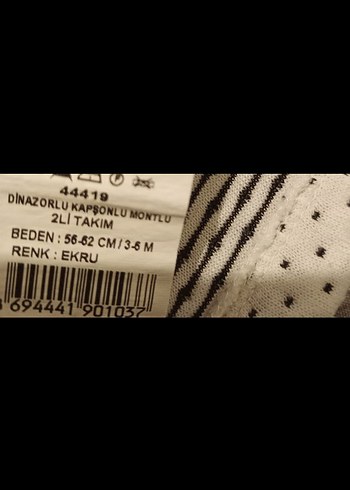 Bebek Hırka kapşonlu sweat - Görsel 6