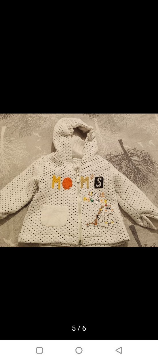 Bebek Hırka kapşonlu sweat - Görsel 5