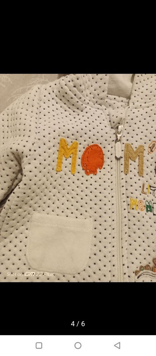 Bebek Hırka kapşonlu sweat - Görsel 4