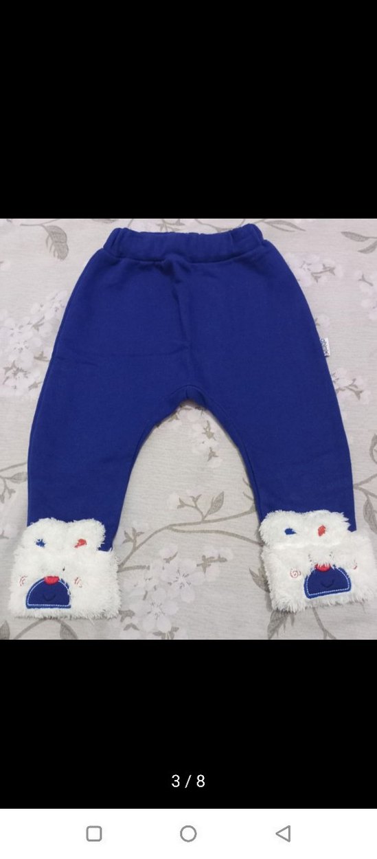 Bebek şalvar  eşofman altı kışlık - Görsel 3