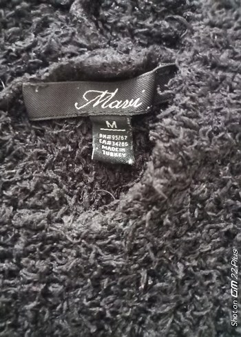 Mavi Marka Kazak kapişonlu Salaş kadın - Görsel 5