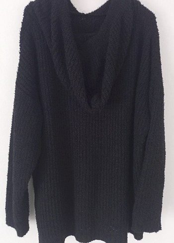 Mavi Marka Kazak kapişonlu Salaş kadın - Görsel 7