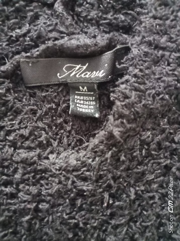 Mavi Marka Kazak kapişonlu Salaş kadın - Görsel 5