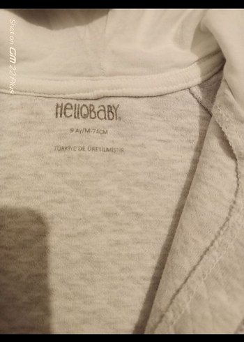 Hellobaby Erkek bebek ceket kapüşonlu sweat - Görsel 2