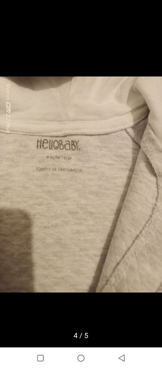 Hellobaby Erkek bebek ceket kapüşonlu sweat - Görsel 2