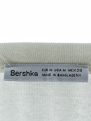 m Beden beyaz Renk Bershka Bluz %70 İndirimli.