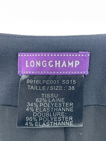 38 Beden siyah Renk Longchamp Blazer %70 İndirimli.