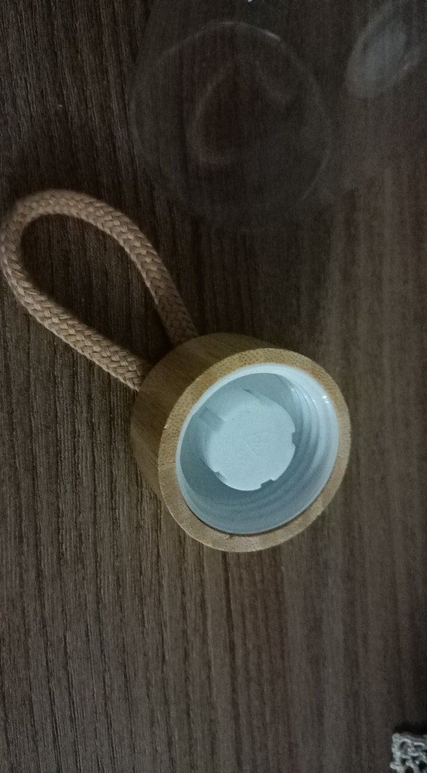 Cam  500 ML bambu kapak Su Şişesi - Görsel 5