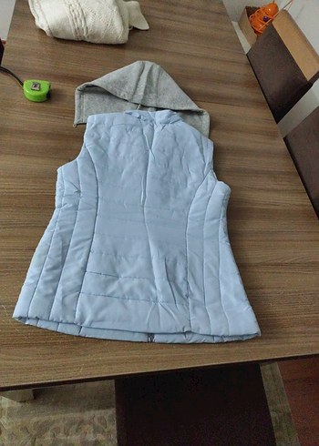 Gri Fermuarlı Kiz çocuk Kolsuz şişme Yelek - Görsel 8