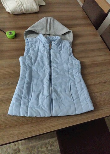 Gri Fermuarlı Kiz çocuk Kolsuz şişme Yelek - Görsel 10