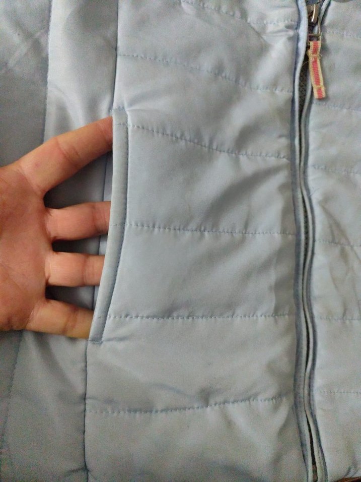 Gri Fermuarlı Kiz çocuk Kolsuz şişme Yelek - Görsel 4