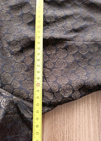 Uzun Kollu  halı jakar kumaş Elbise - Görsel 13