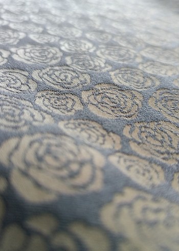 Uzun Kollu  halı jakar kumaş Elbise - Görsel 8