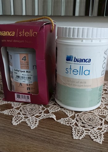 Bianca Stella Şeffaf İpek Mat Vernik ve boya - Görsel 2