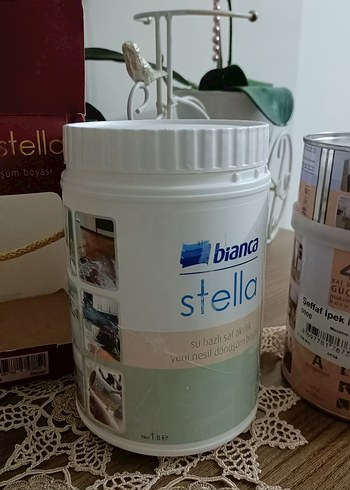 Bianca Stella Şeffaf İpek Mat Vernik ve boya - Görsel 4