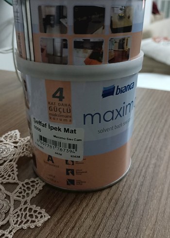 Bianca Stella Şeffaf İpek Mat Vernik ve boya - Görsel 5