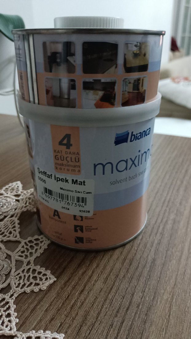 Bianca Stella Şeffaf İpek Mat Vernik ve boya - Görsel 5