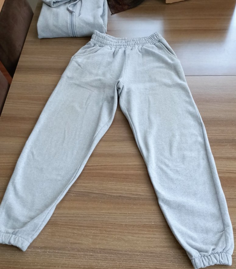 Gri Rahat Kesim unisex Eşofman Altı - Görsel 4