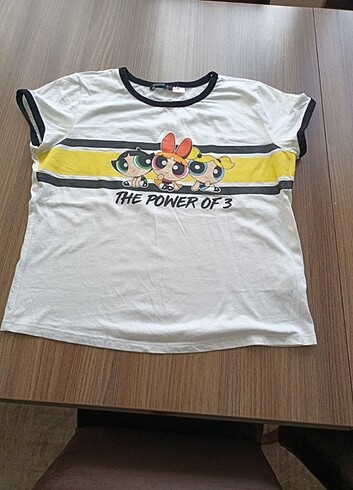 xl Beden Powerpuff gırls lisanslı coton tişört 