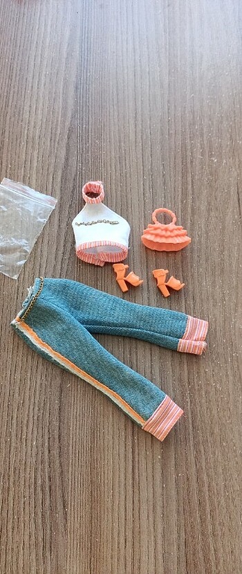 Vintage barbie kıyafet takımı 