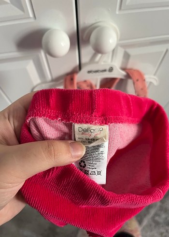Pembe Kız Çocuk Fitilli Tayt - Görsel 2