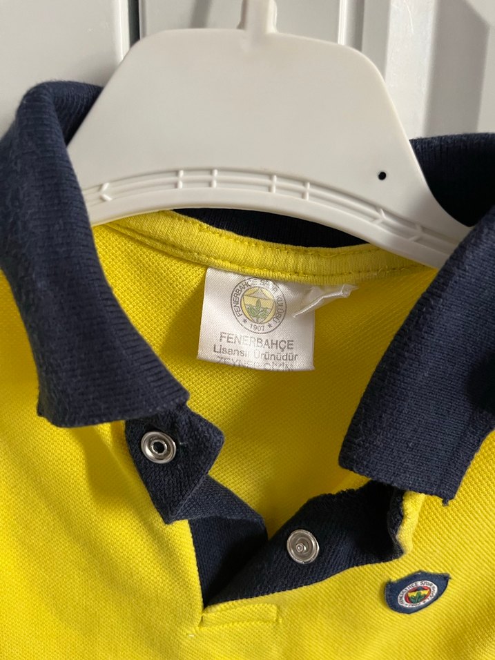 Sarı Fenerbahçe Polo Tişört - Görsel 2