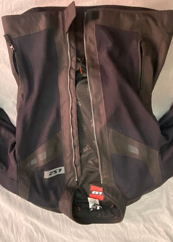 Fermuarlı Siyah Motorcu Ceketi - Görsel 2