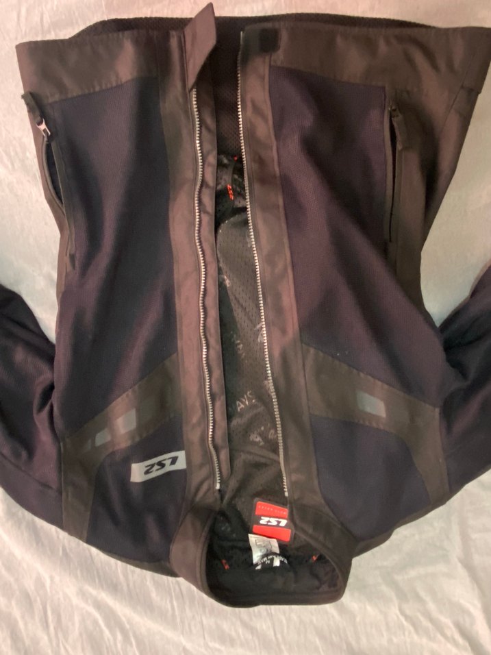 Fermuarlı Siyah Motorcu Ceketi - Görsel 2