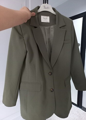 haki blazer ceket