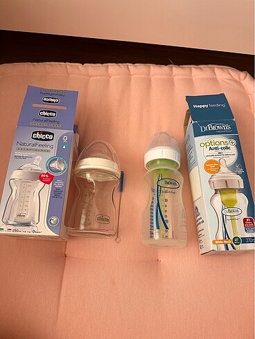 Biberon chicco cam ve dr browns antikolik