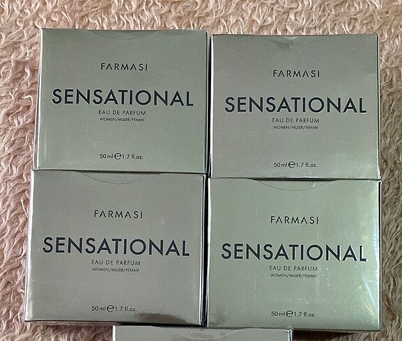 2 adet sensational parfüm