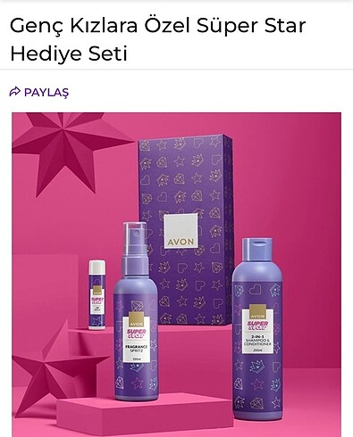 Avon genç kızlara özel setler