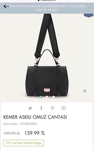  Beden Mudo Kemer Askılı Çanta