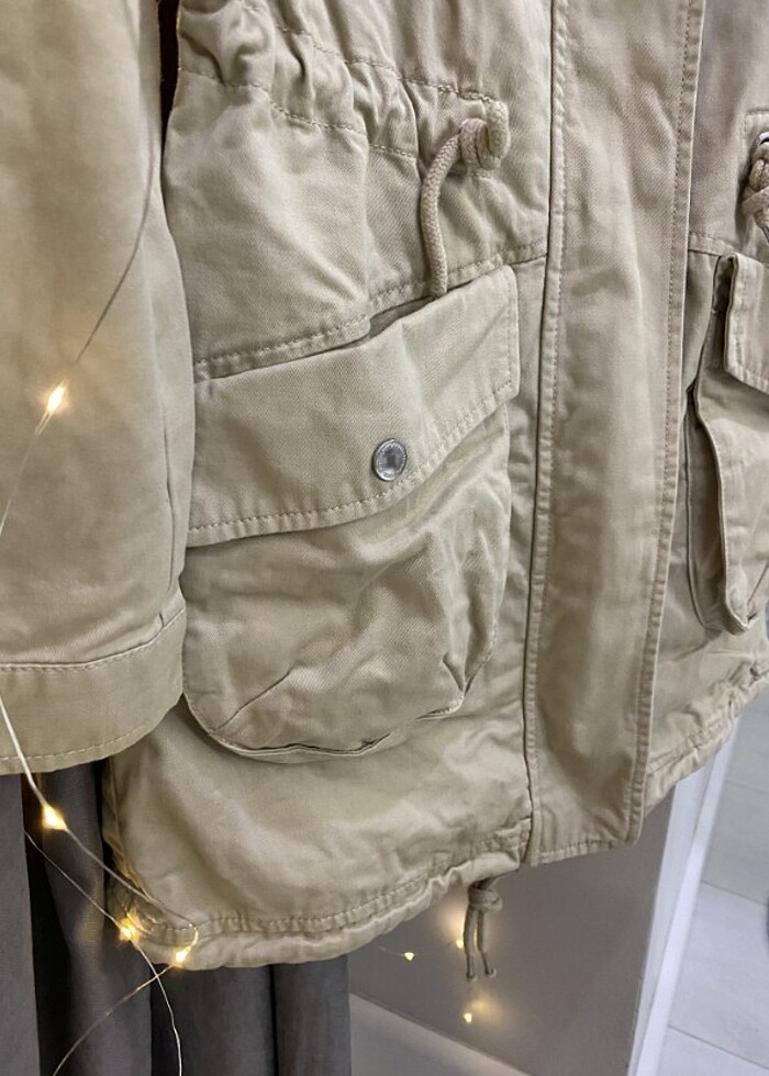 CLOCHOUSE PARKA TRENCKOT MONT - Görsel 3